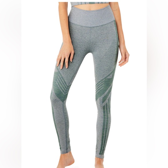 ALO 7/8 High-Waist Seamless Tempo Leggings - Picture 1 of 10